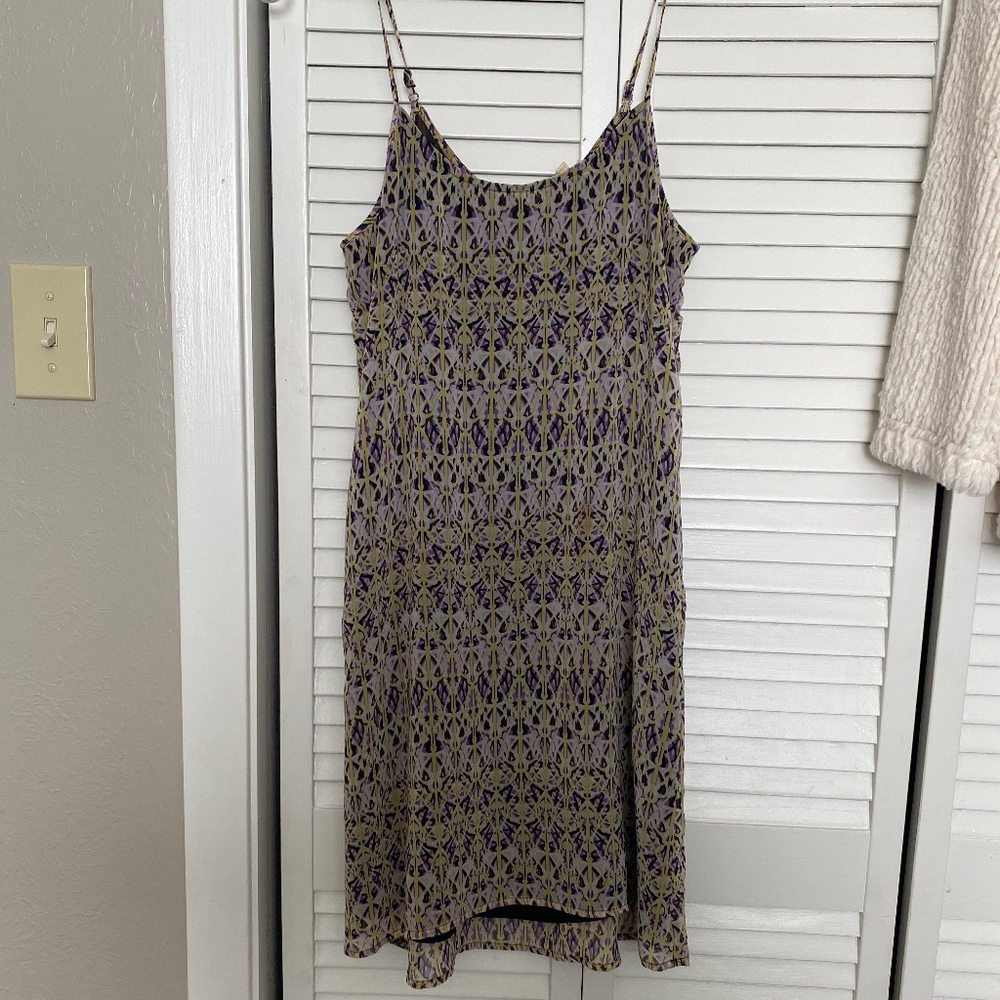 LA Made Geometric Patterned Dress